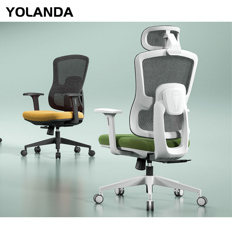 Yolanda Modern &amp; Stylish Ergonomic Office Chair for Home &amp; Office Comfortable &amp; for Long Sitting &amp; Leisure Training Meetings