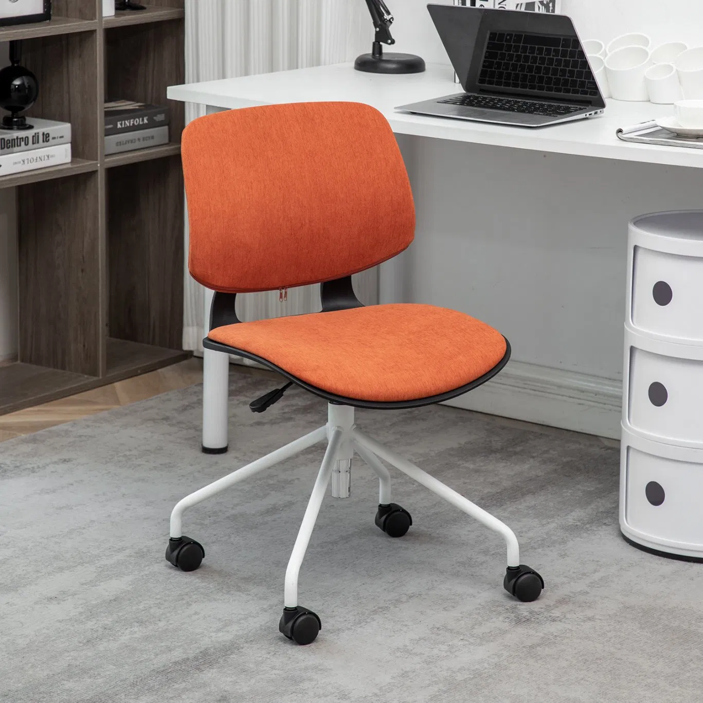 PP Plastic Armless MID-Back Task Chair