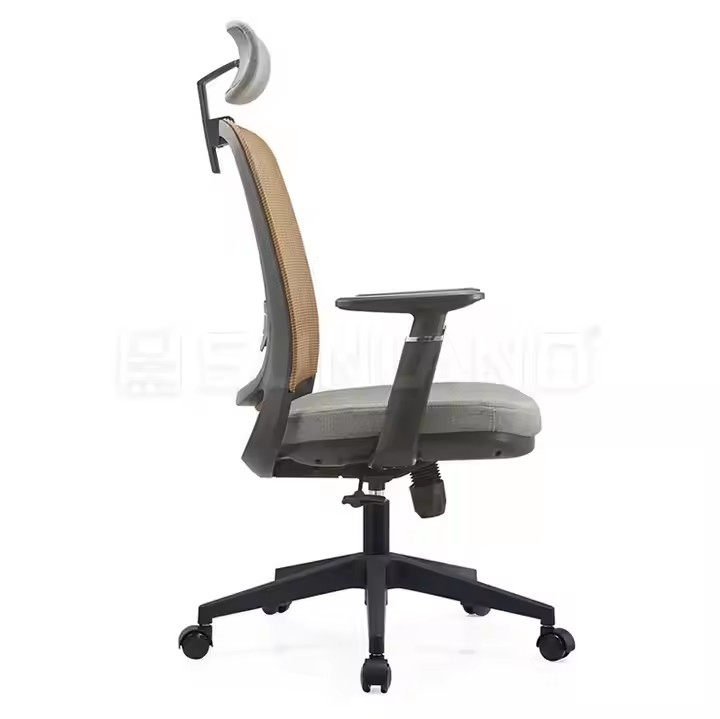 Stylish Executive Desk Chair with Breathable Mesh Design