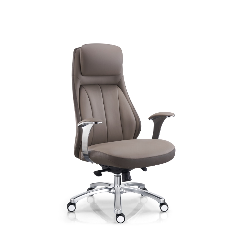 Luxury Commercial Executive Furniture High Back Manager Leather Swivel Ergonomic Computer Office Chair with Wheels
