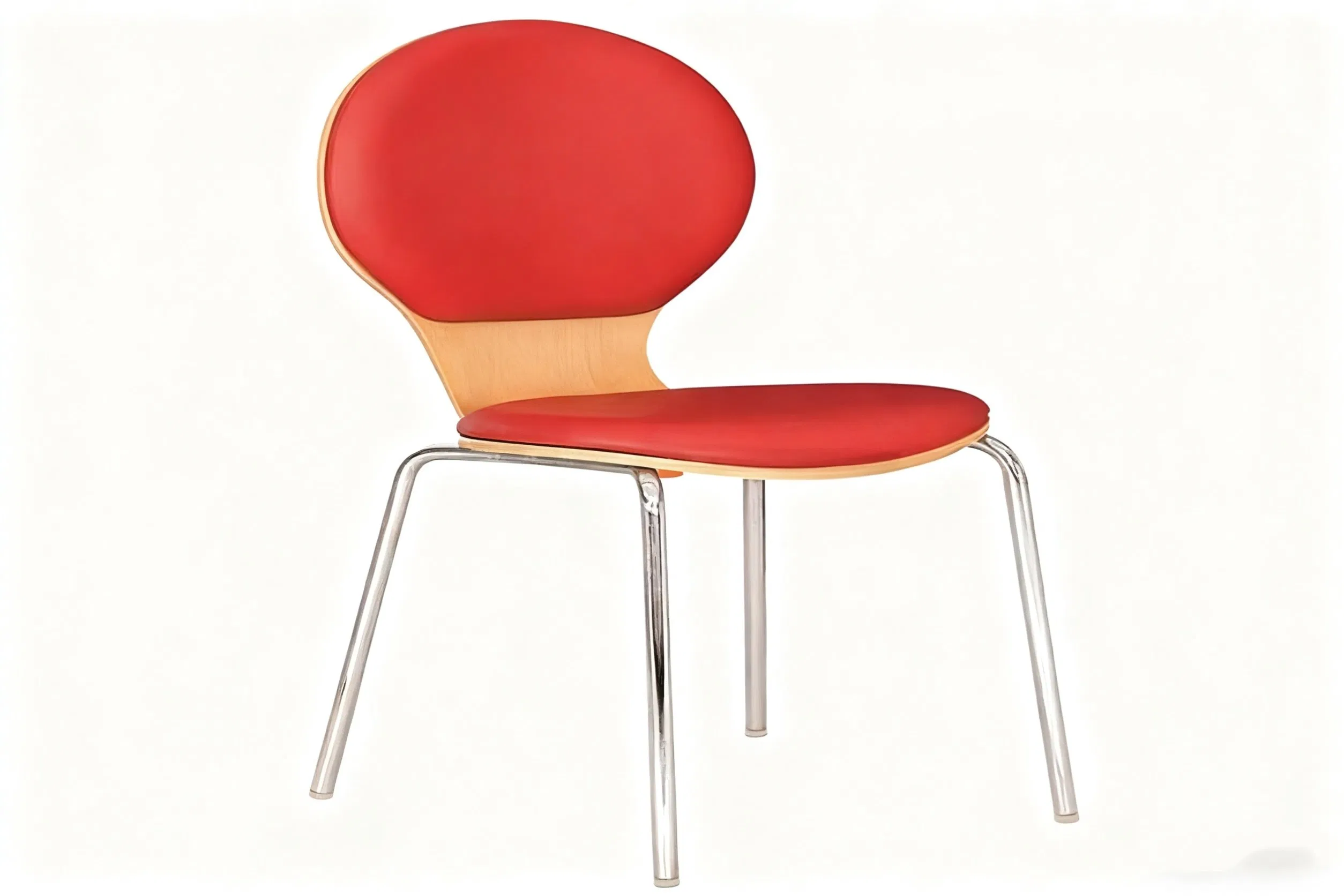 Versatile Cushion-Padded Armless Chairs for Office and Events