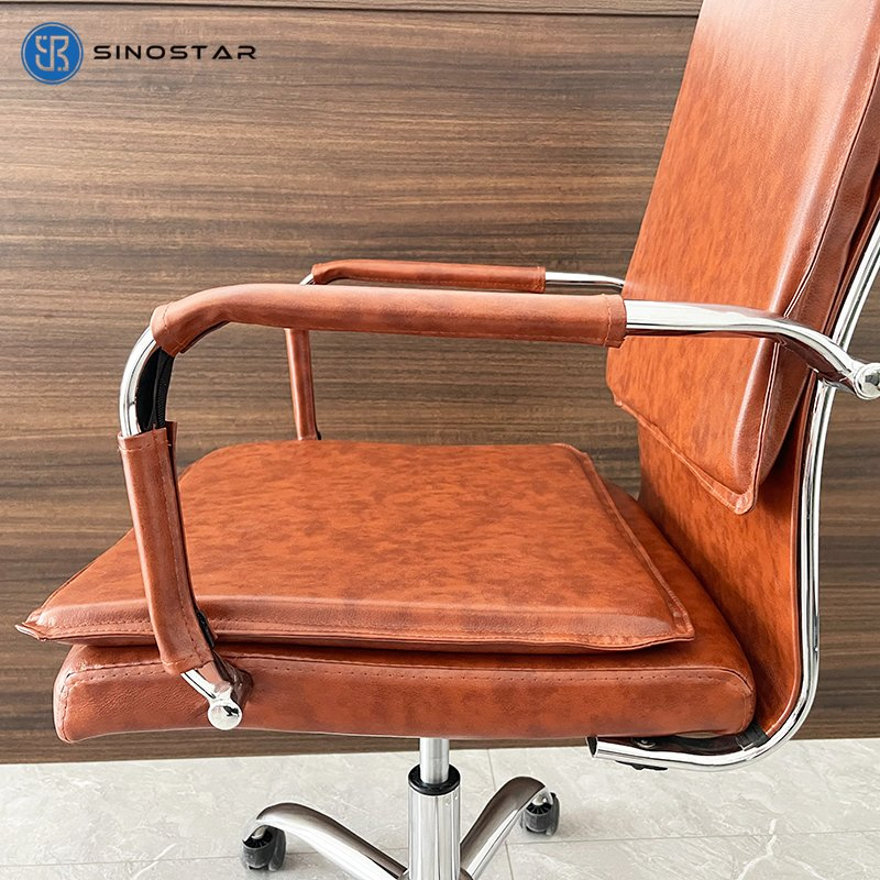 Commercial-Grade Managerial Chair Featuring Premium Faux Leather Upholstery