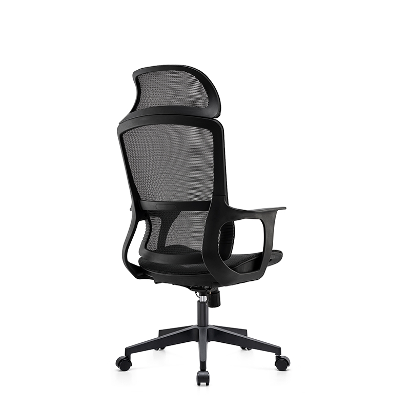 Stylish Mesh Task Chair with Lumbar Support and Breathability