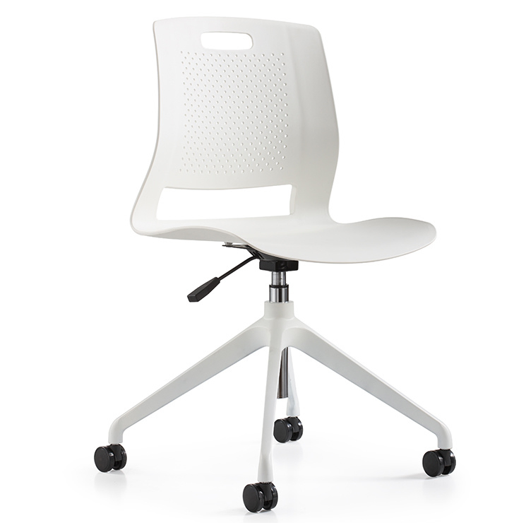 Armless School Office Conference Room Task Training Plastic Chair