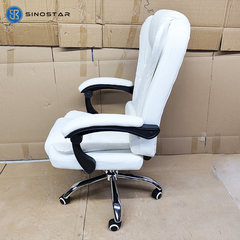 Professional Managerial Office Chair with Reinforced Frame and Supportive Design