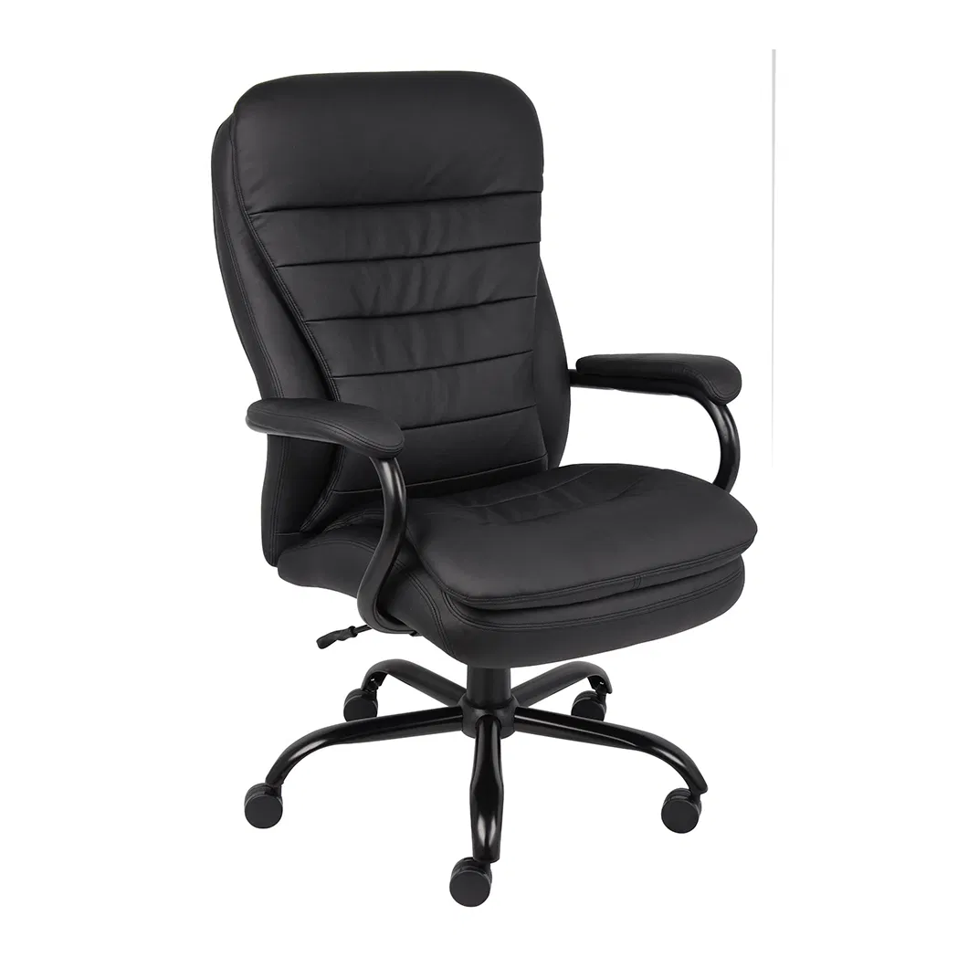 Executive Judge Task Chair Rolling Swivel PU Leather Executive Office Chair with Lumbar Support