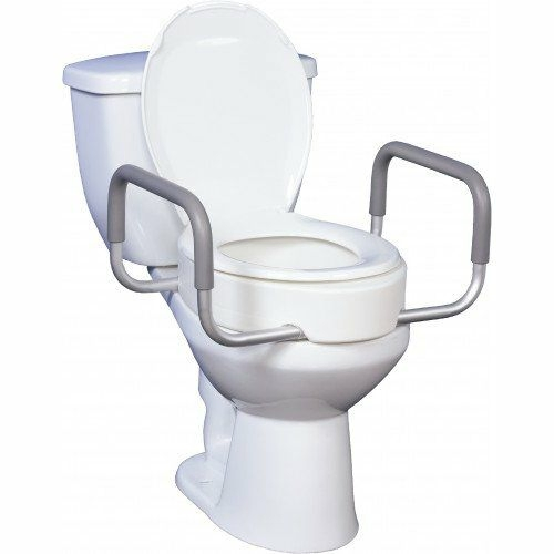 Home Care Commode Chair for Elderly Patients Comfortable Sitting Easy Access Design