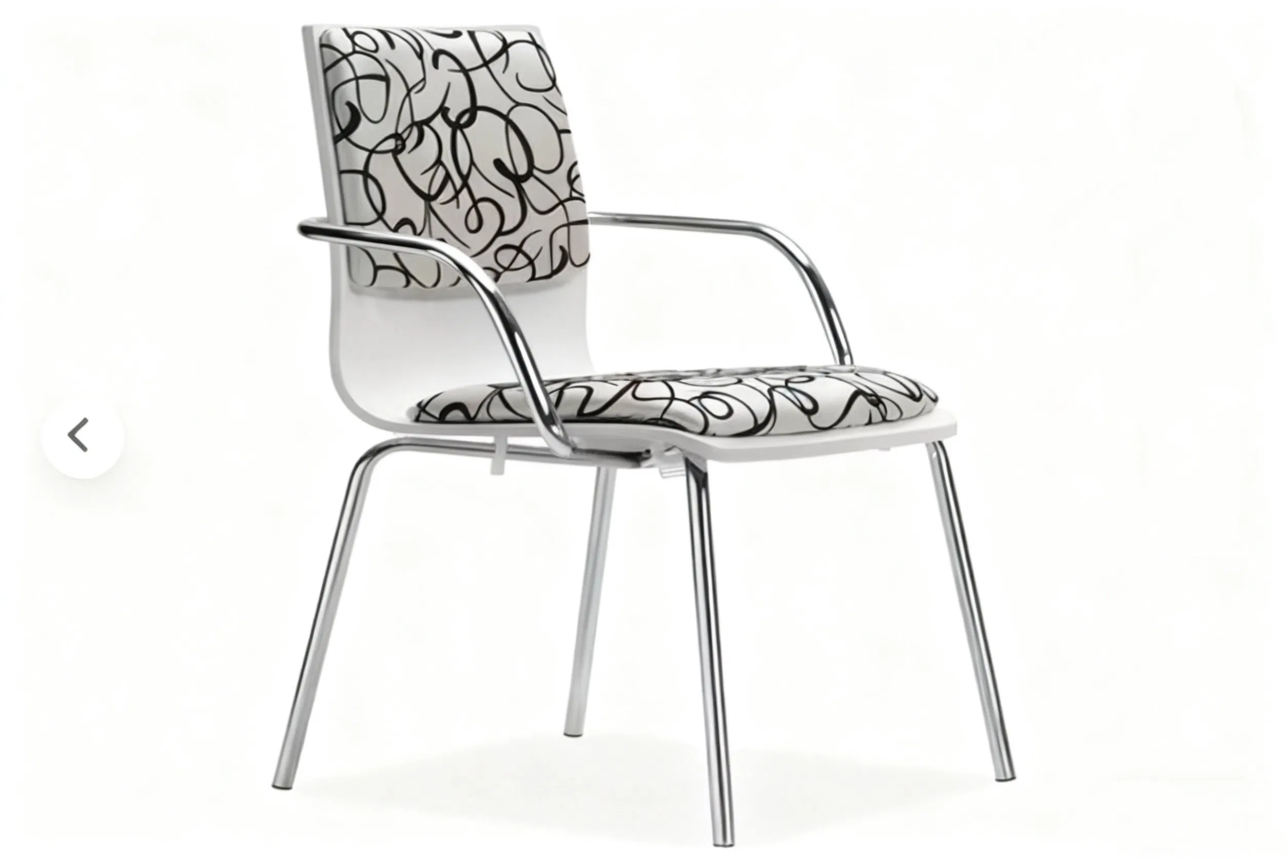 Versatile Cushion-Padded Armless Chairs for Office and Events