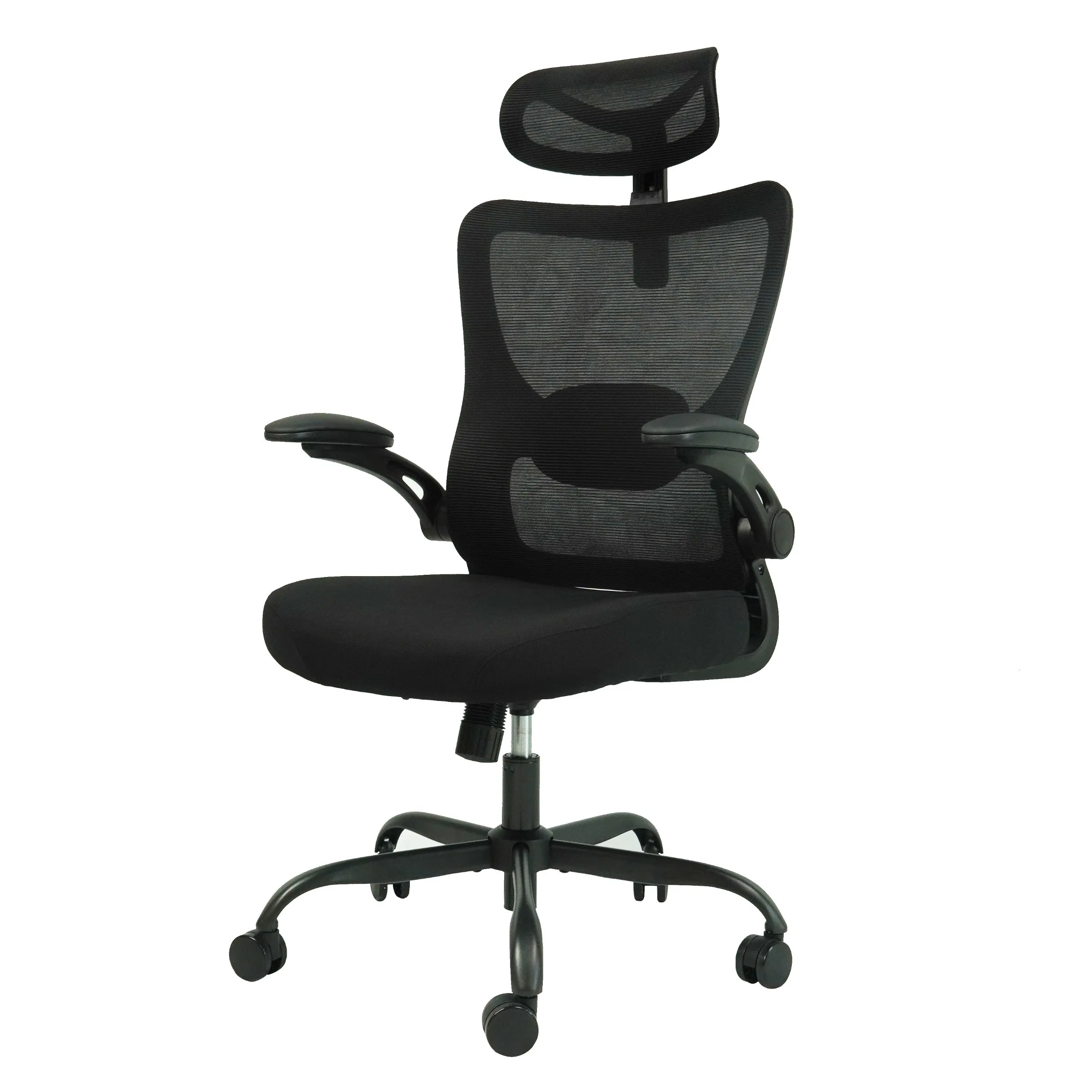 Ergonomic Breathable Mesh Gaming Computer Desk Chair with Headrest and Flip-up Arms