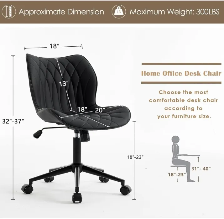 Ergonomic Task Chair Detail 1