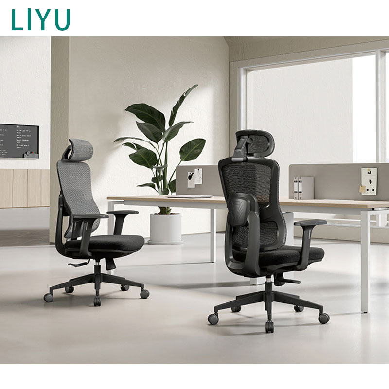 Liyu Furniture Modern &amp; Stylish Ergonomic Office Chair for Office Comfortable &amp; for Long Sitting &amp; Leisure Training Meetings