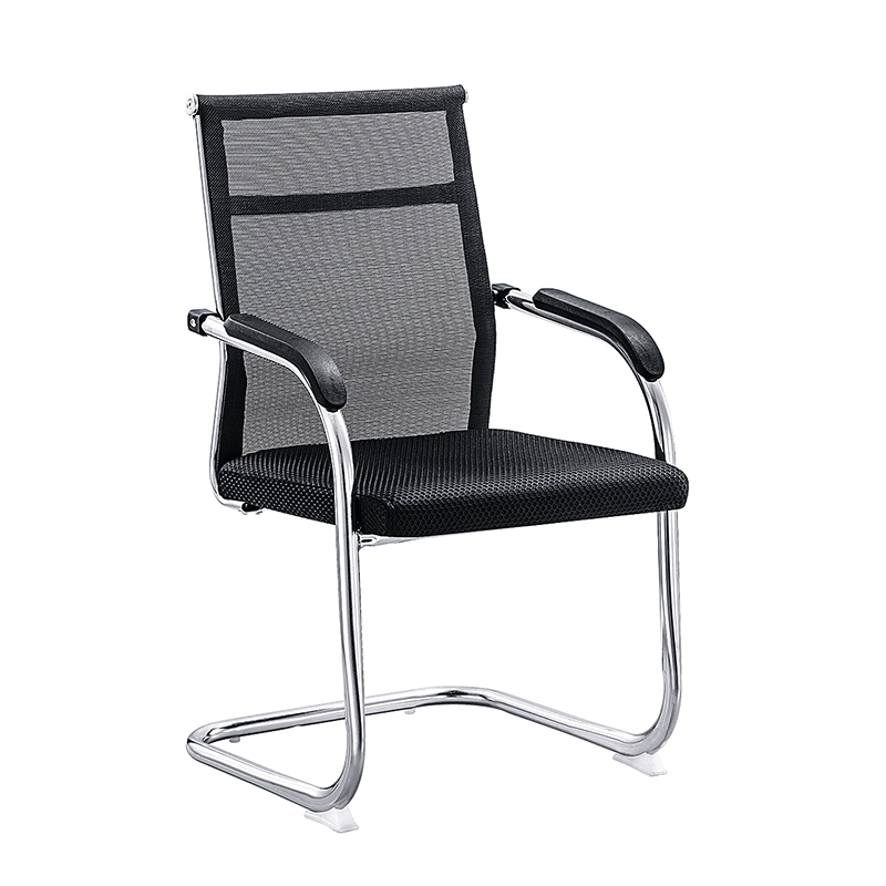 Ergonomic Chair Without Wheels Office Guest Cantilever Armchair 4009