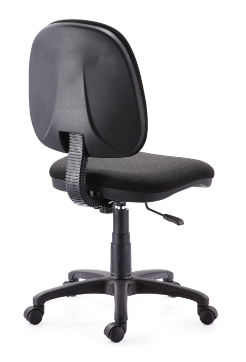 Reception Armless Task Drafting Office Chair with Back Support