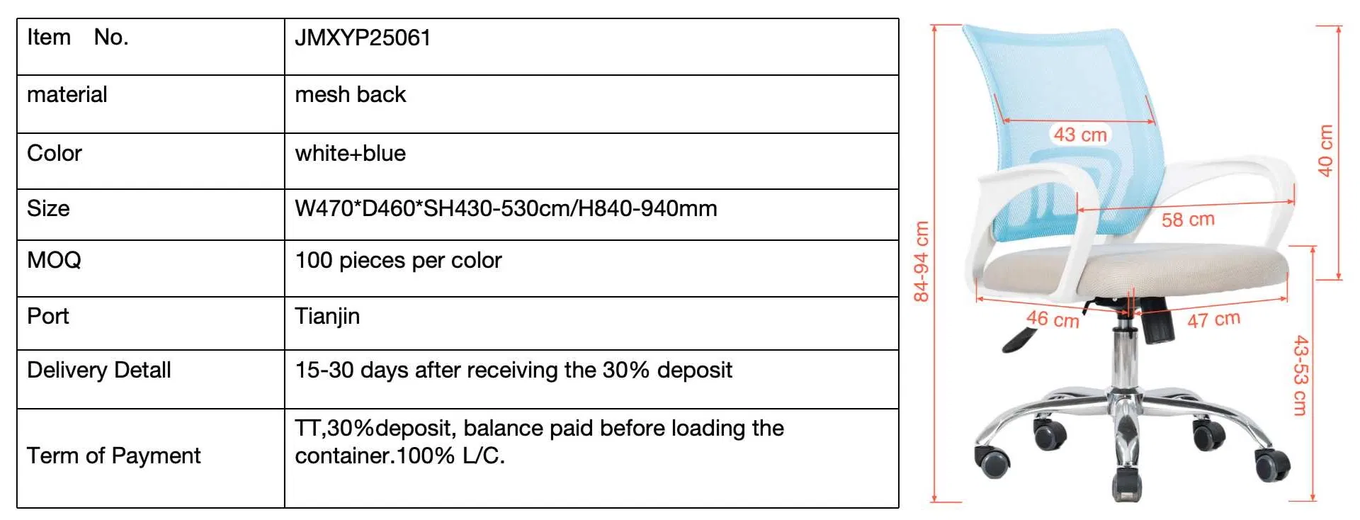 Mesh Office Chair Overview