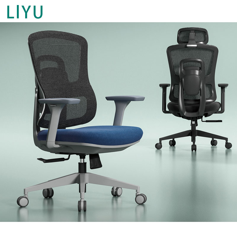 Liyu Furniture Modern &amp; Stylish Ergonomic Office Chair for Office Comfortable &amp; for Long Sitting &amp; Leisure Training Meetings