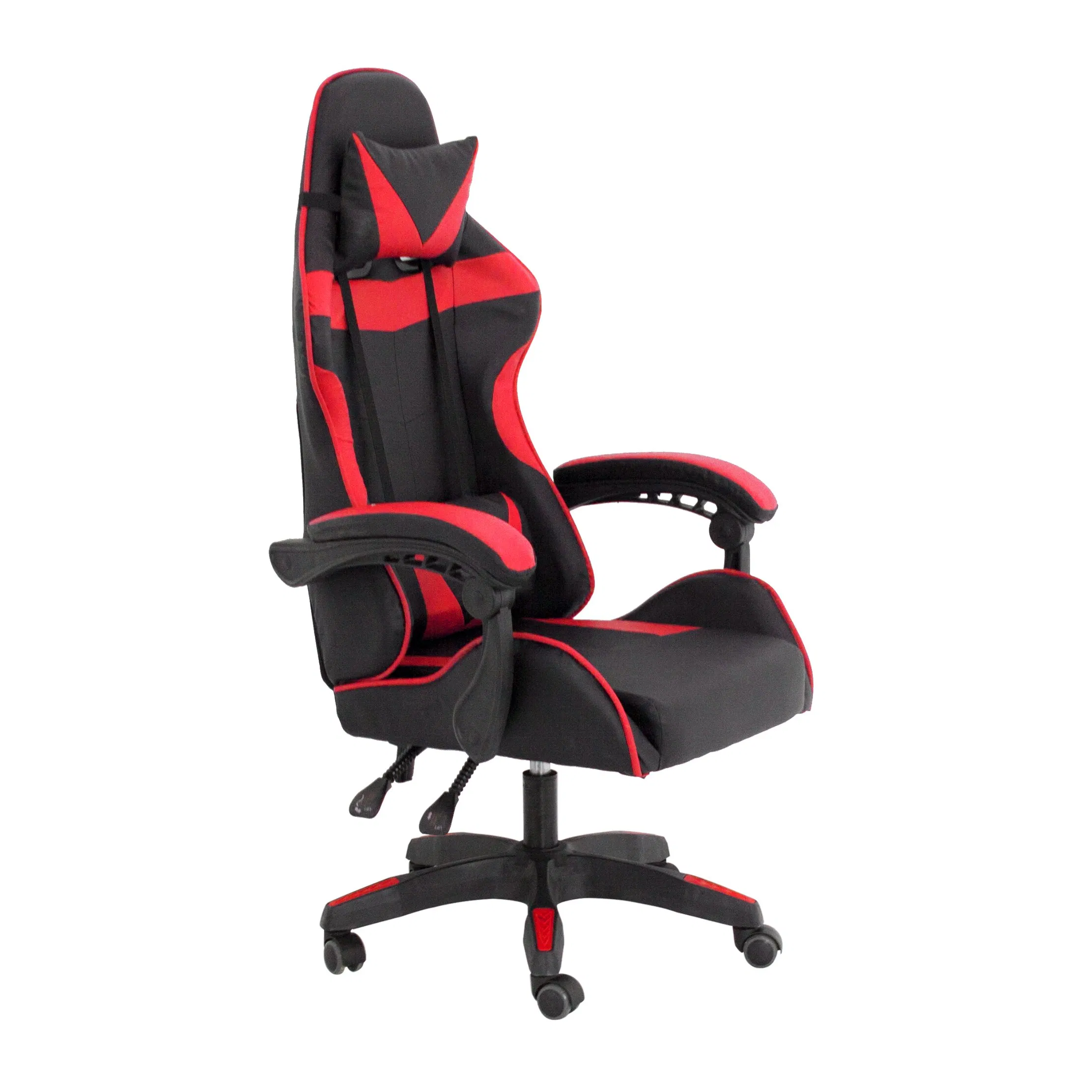 Red Ergonomic Gaming Chair with 360° Rotation and Height Adjustment