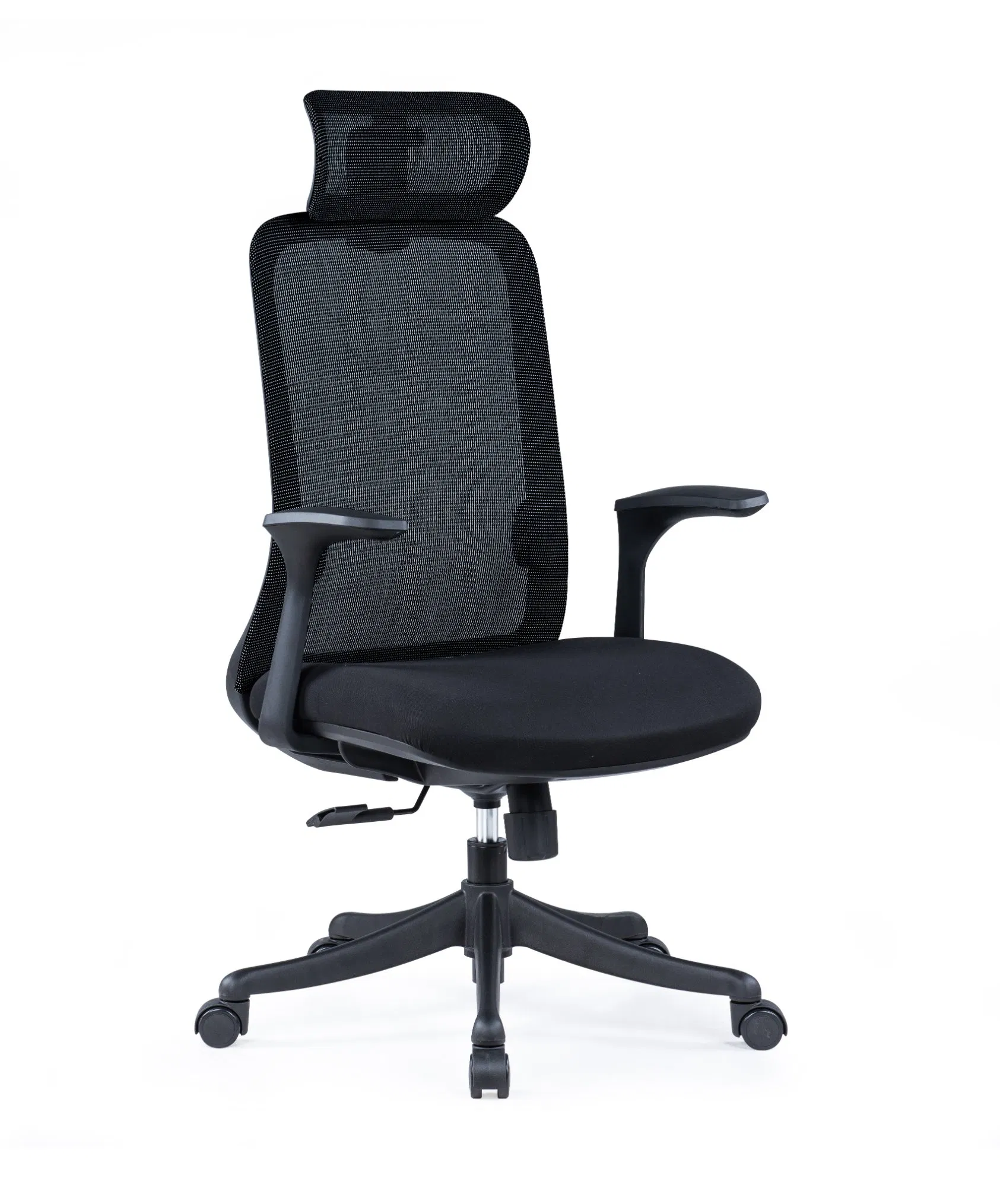 Armless Mesh Office Chair, Ergonomic Computer Chair with Lumbar Support, Height Adjustable Rolling Task Chair for Small Home Office