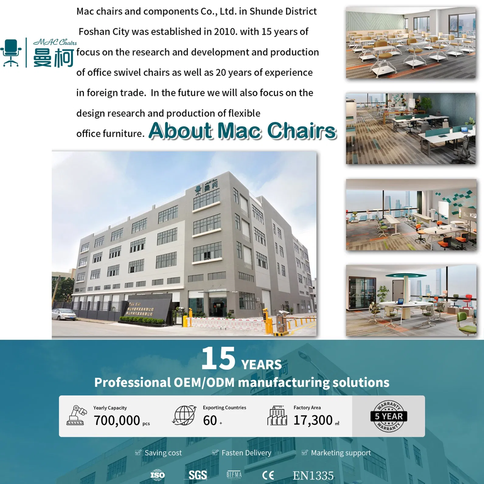 Heavy Duty High Back Home Designer Medical Clerk Office Chair Wholesale China Grey Frame MID Back Mesh Fabric Chair Office Manager Furniture