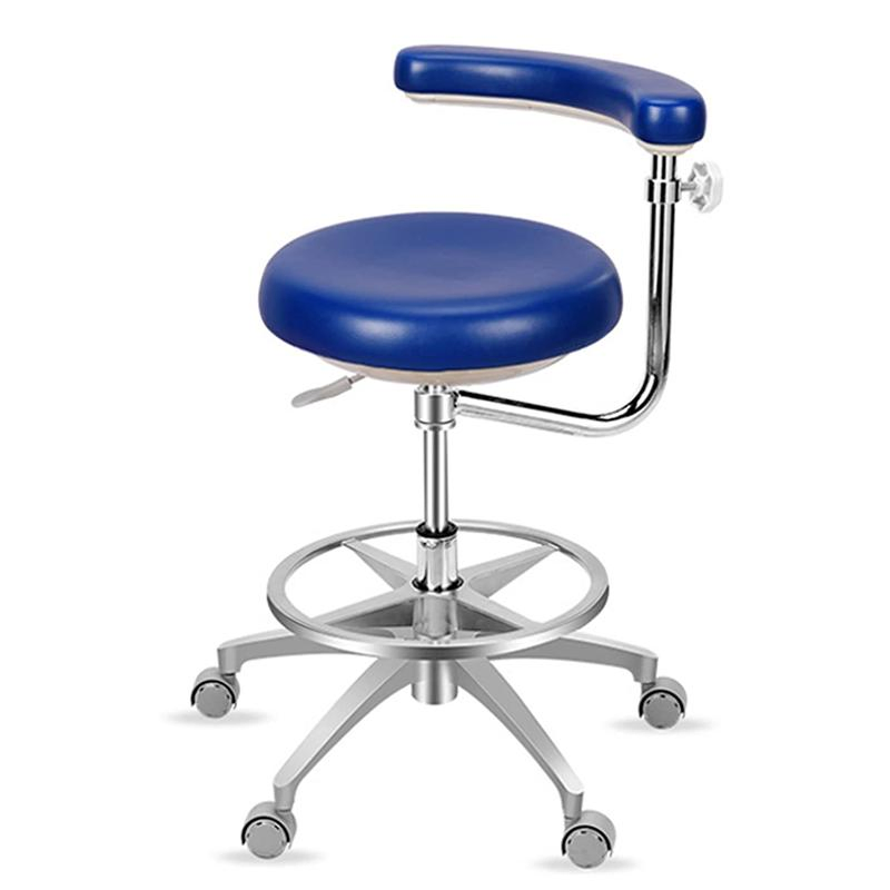 Portable Rotating Soft Sponge Doctor Nurse Stool Dentist Chair Hospital Furniture Chair with PU Seat Cushion