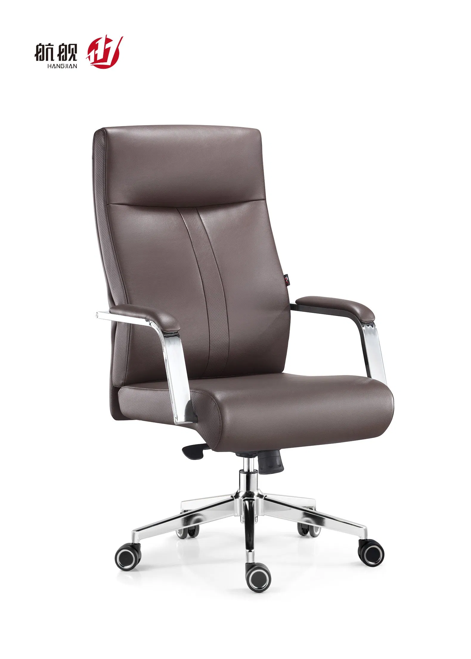 Quality Office Furniture Big and Tall Leather Wheel Swivel Executive Chair with High Back