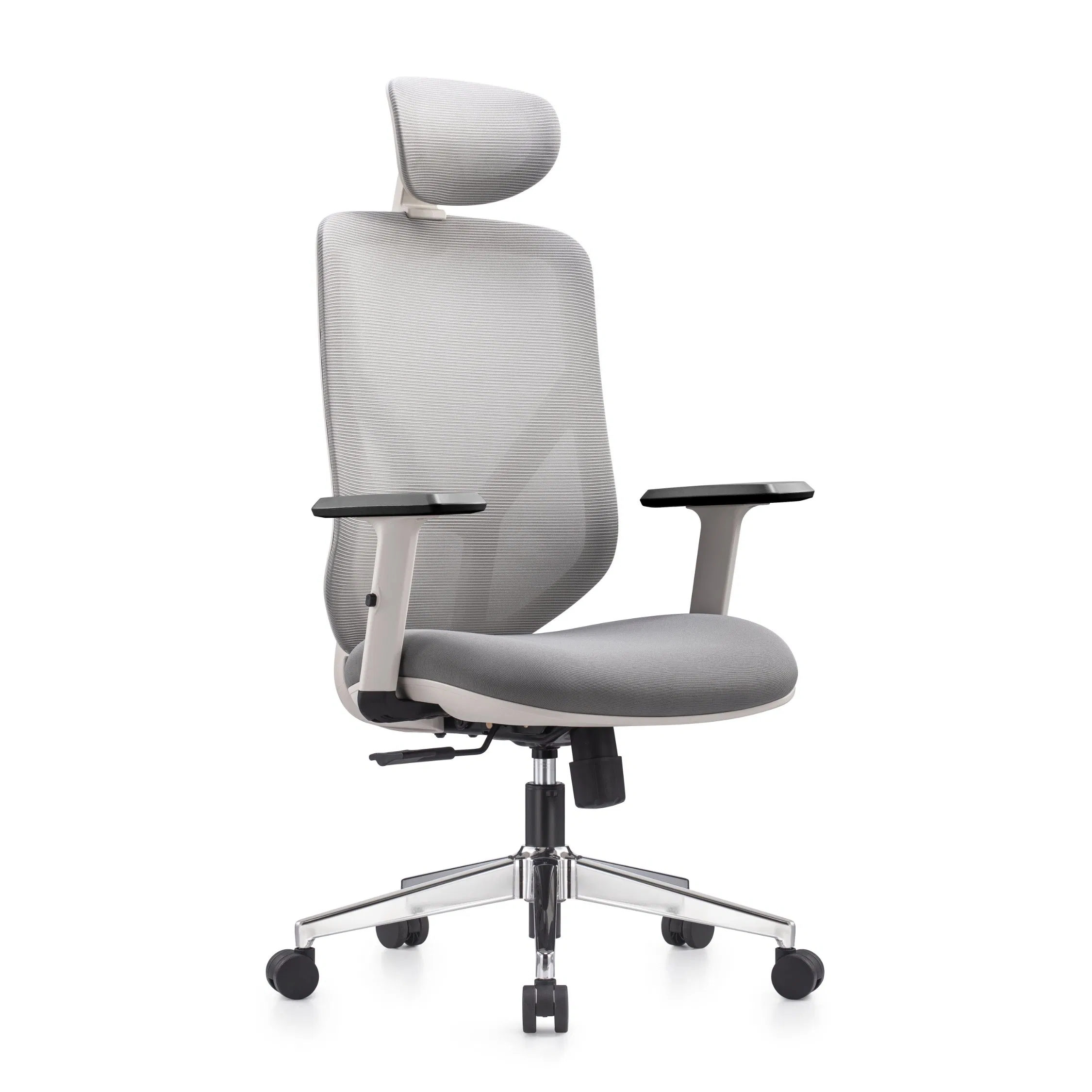Heavy Duty High Back Home Designer Medical Clerk Office Chair Wholesale China Grey Frame MID Back Mesh Fabric Chair Office Manager Furniture