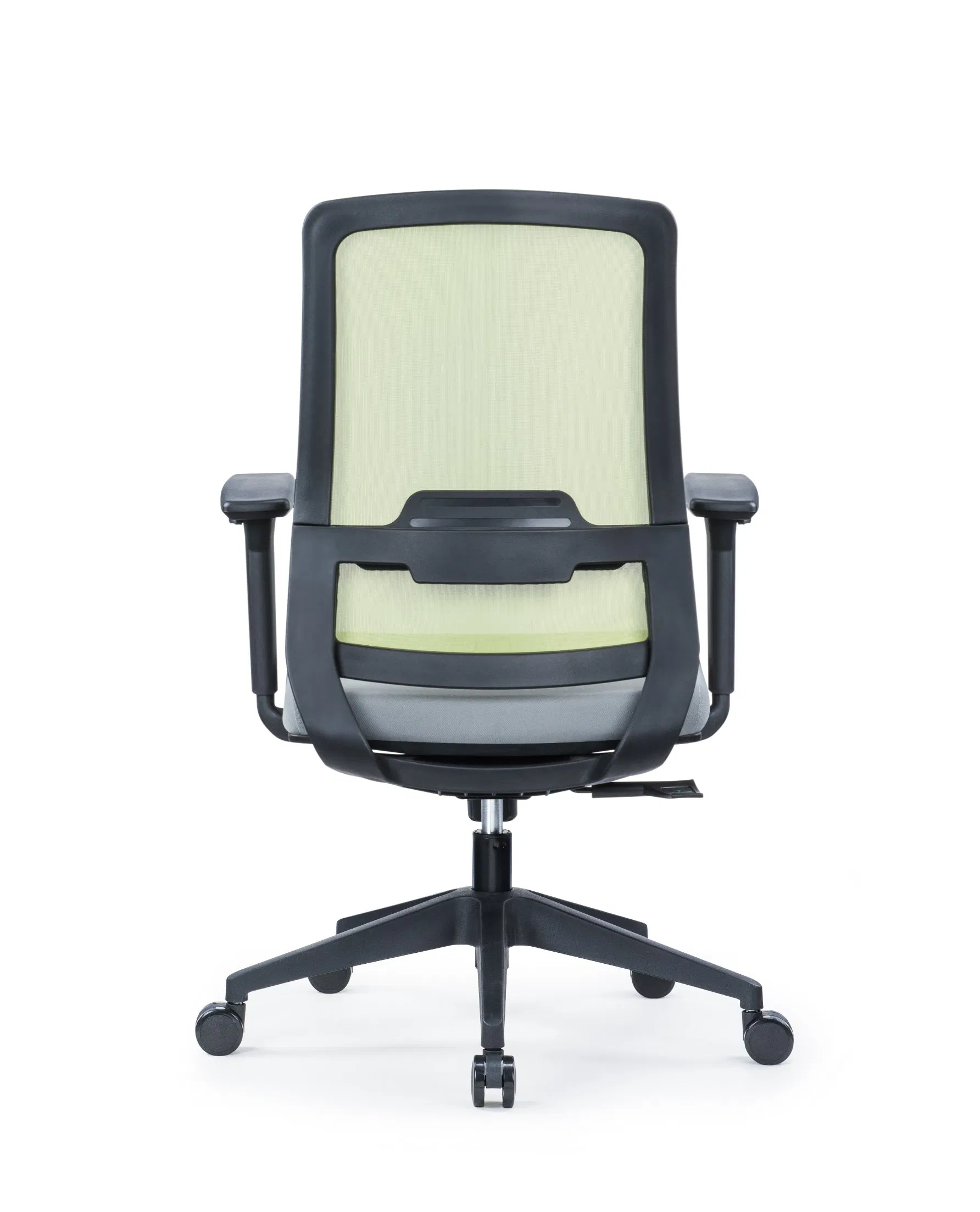 Mesh Task Chair with Fixed Arms &amp; Lumbar Support, Ergonomic Home Office Chair, Height Adjustable Smooth Rolling Chair
