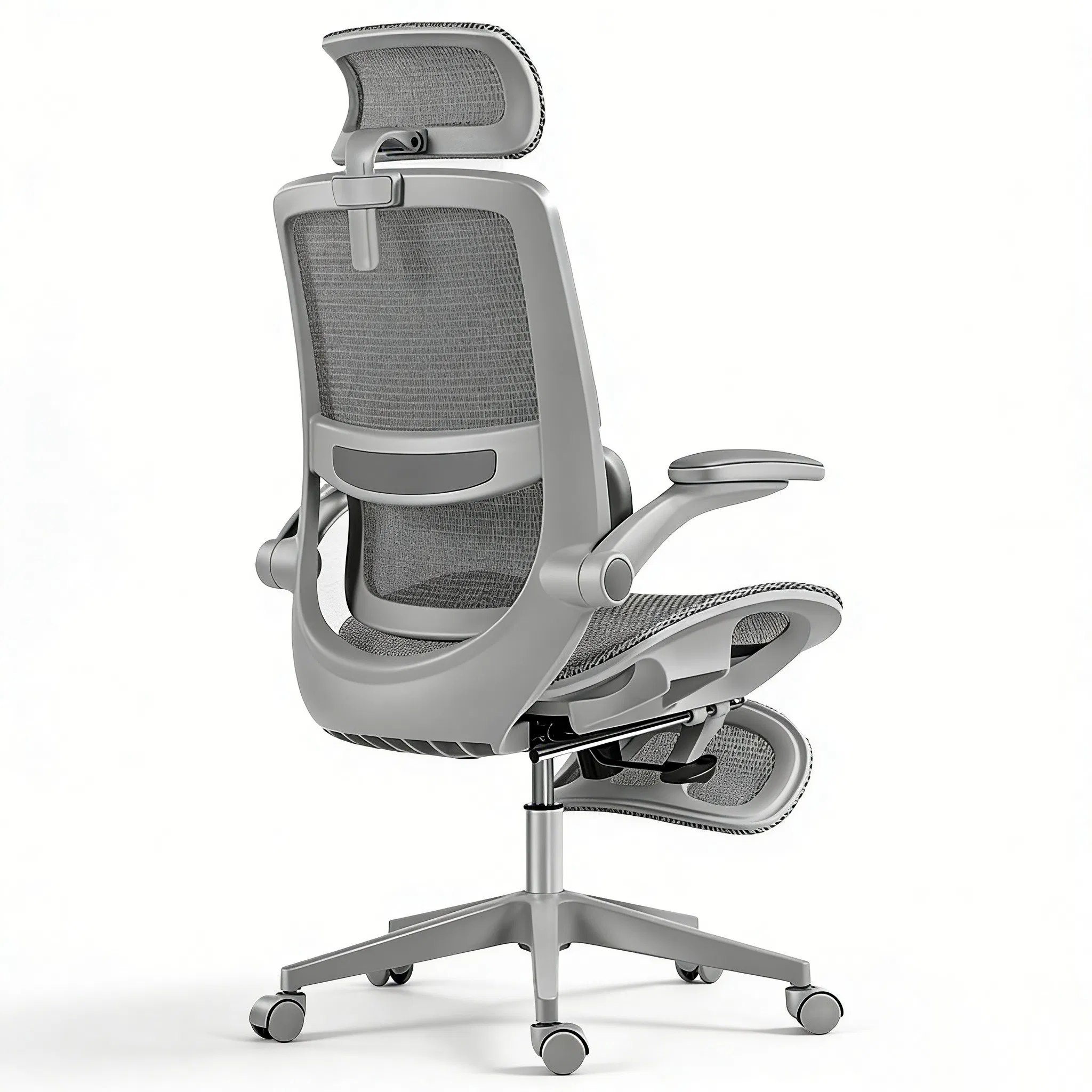High Quality Ergonomic Office Chair Reclining with Headrest Lumbar Support Adjustable Footrest Task Chair