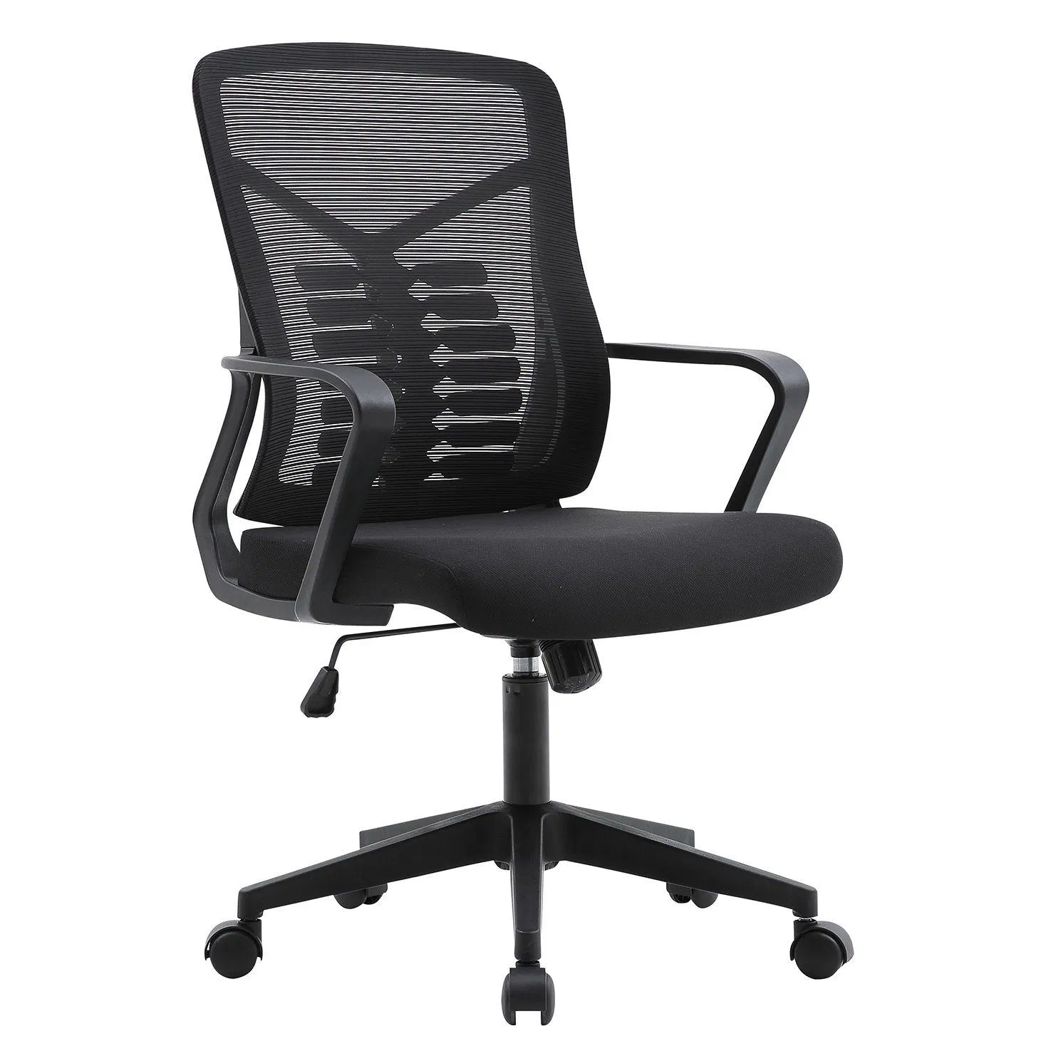Ergonomic Adjustable Height Swivel Computer Task Mesh Chair with Lumbar Support