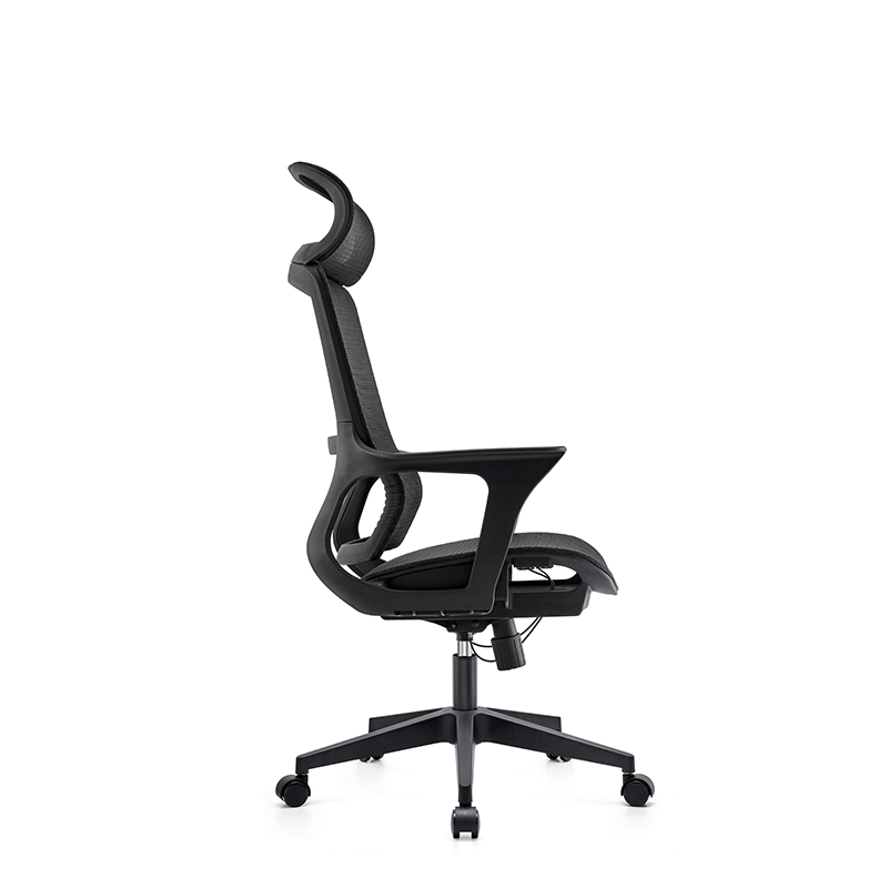 Stylish Mesh Task Chair with Lumbar Support and Breathability