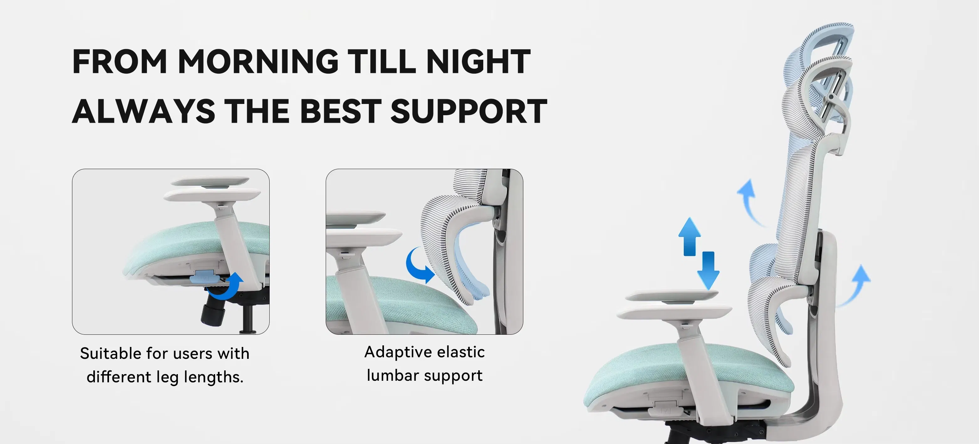 China Factory Customizable Ergonomic Swivel Reclining Task Chair Mesh Executive Chair with Adjustable Lumbar Support for Relaxation and Office Use