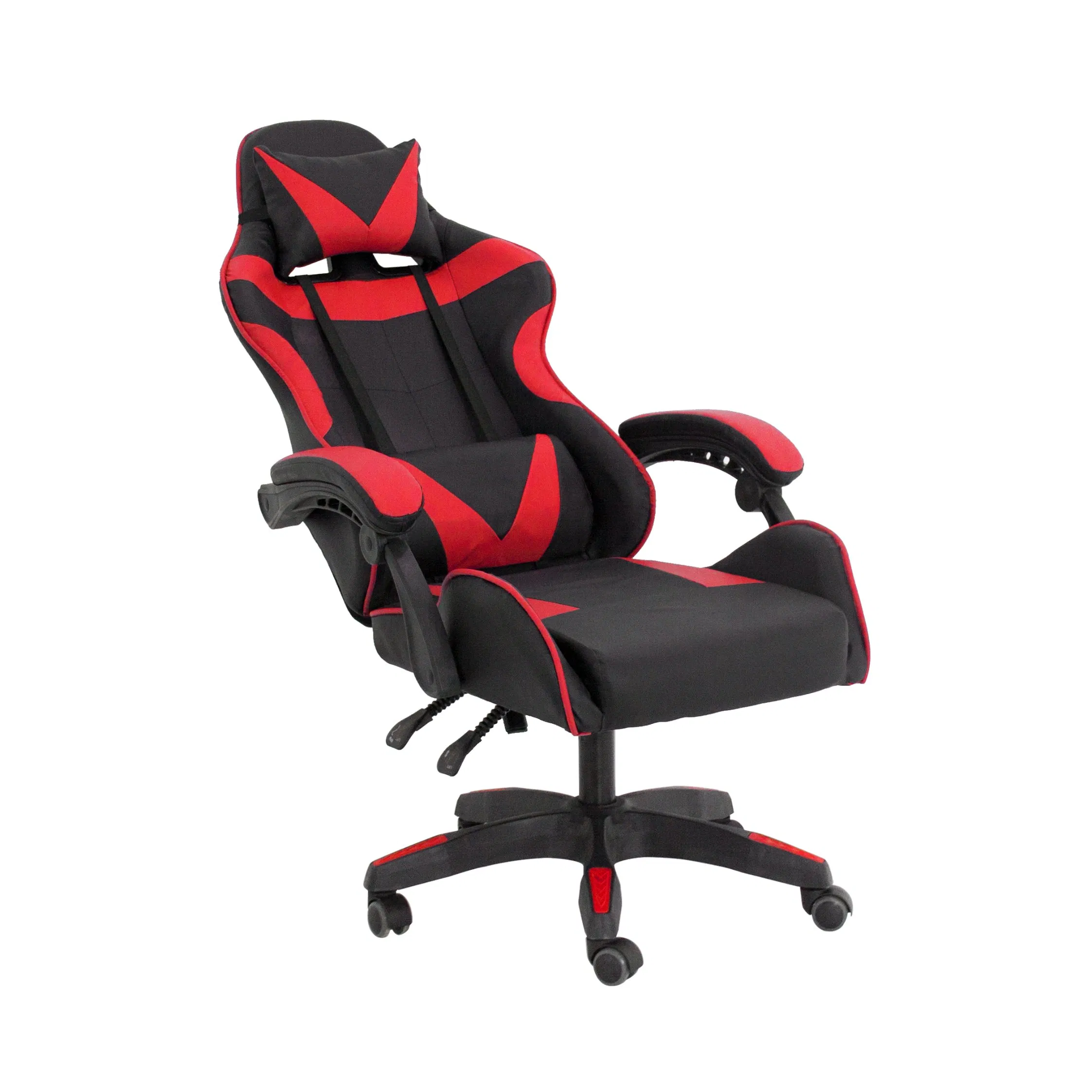 Red Ergonomic Gaming Chair with 360° Rotation and Height Adjustment