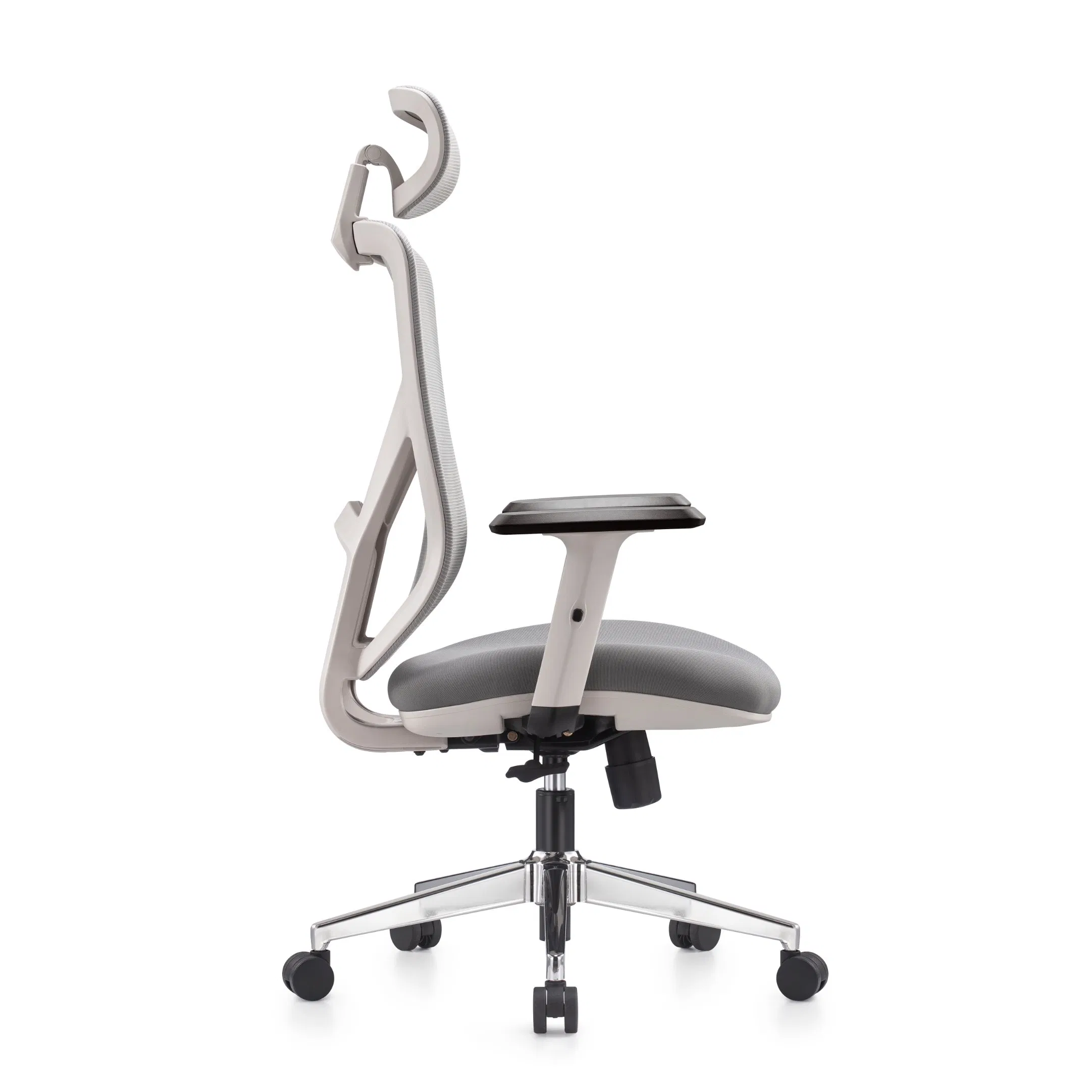 Heavy Duty High Back Home Designer Medical Clerk Office Chair Wholesale China Grey Frame MID Back Mesh Fabric Chair Office Manager Furniture