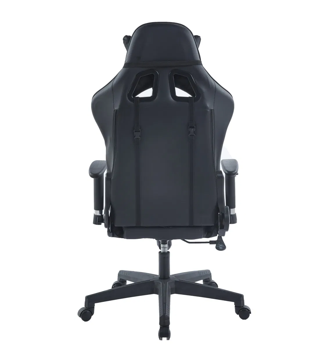 Modern Ergonomic Adjustable High-Back E-Sports Computer Gaming Chair with Lumbar &amp; Headrest-Black/Red for Home Office Gamer Swivel Chair Furniture