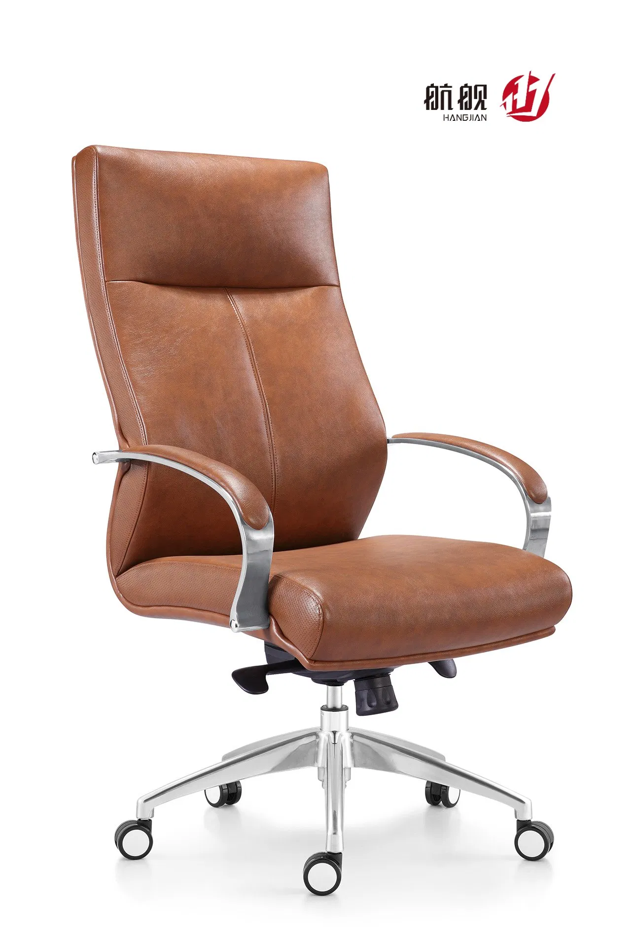 Commercial Office Furniture Big and Tall Leather Swivel Executive Chair with High Back