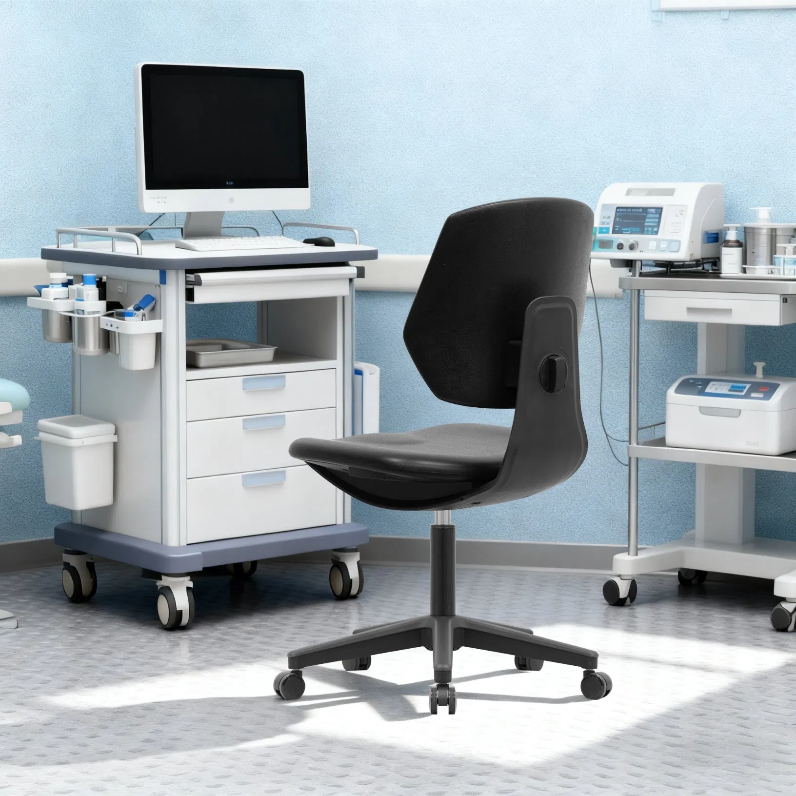 New Arrival Comfortable Laboratory Stool Chair for Doctors, Medical Staff Dental Assistant and Office Work Station