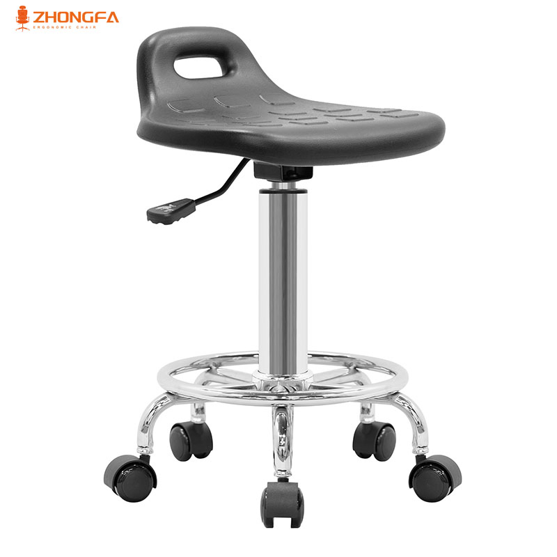 High Quality School Hospital Simple PU Laboratory Furniture Stool Laboratory Stools ESD Lab Chairs
