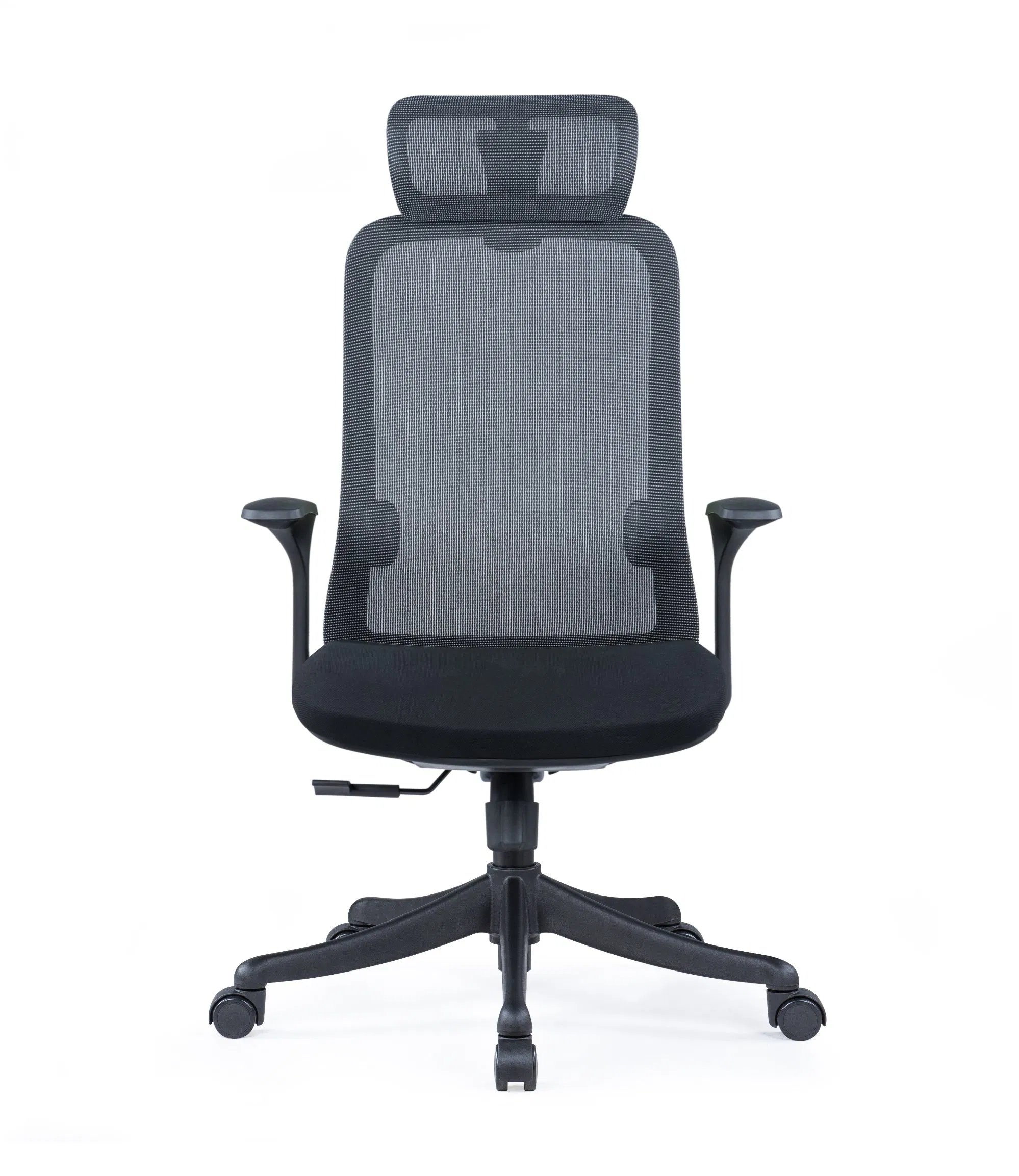 Armless Mesh Office Chair, Ergonomic Computer Chair with Lumbar Support, Height Adjustable Rolling Task Chair for Small Home Office