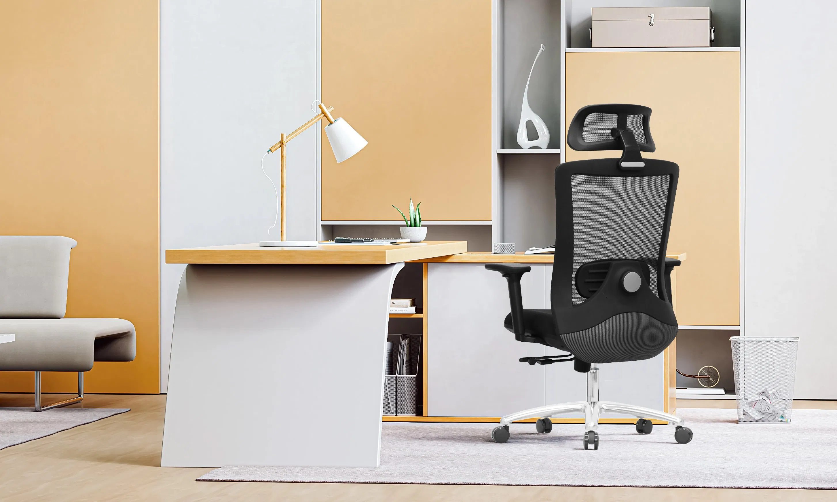 B35 Wholesale Swivel Mesh Executive Office Chair 200 Kg Big and Tall Heavy Duty Office Chair for Office