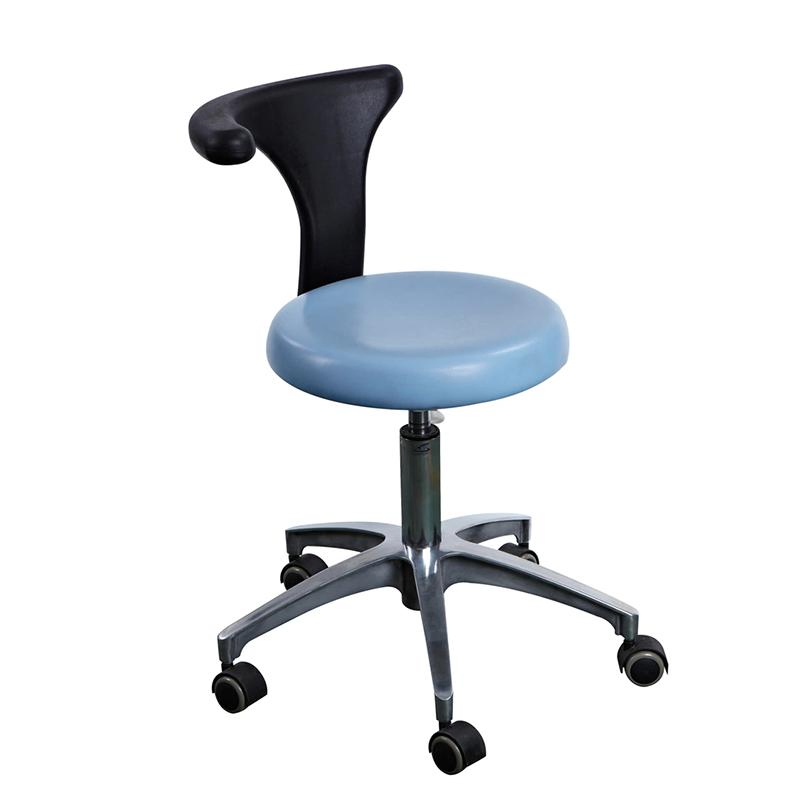 Portable Rotating Soft Sponge Doctor Nurse Stool Dentist Chair Hospital Furniture Chair with PU Seat Cushion