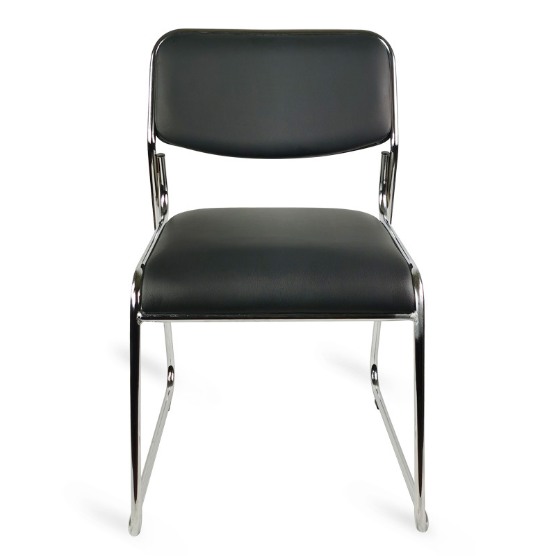 Modern Colorful Office Ergonomic Iron and Mesh Design Training Armless Student Task Office Chair