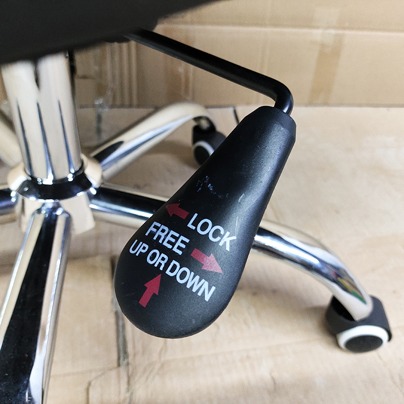 Professional Managerial Chair with Contoured Lumbar Support and Nylon Casters