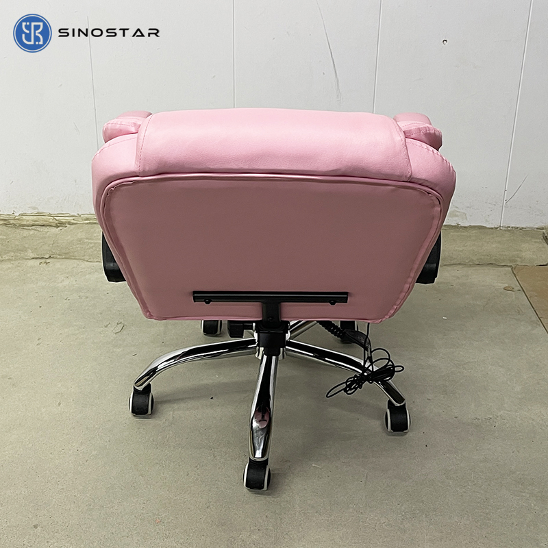 Modern High-Back Managerial Chair Featuring PU Leather and Smooth Casters