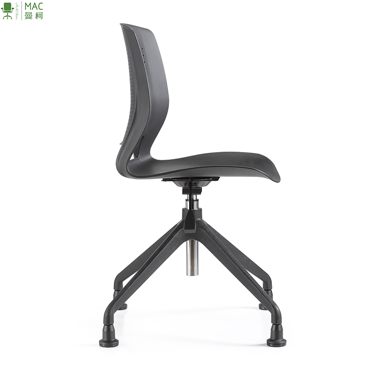 Armless School Office Conference Room Task Training Plastic Chair