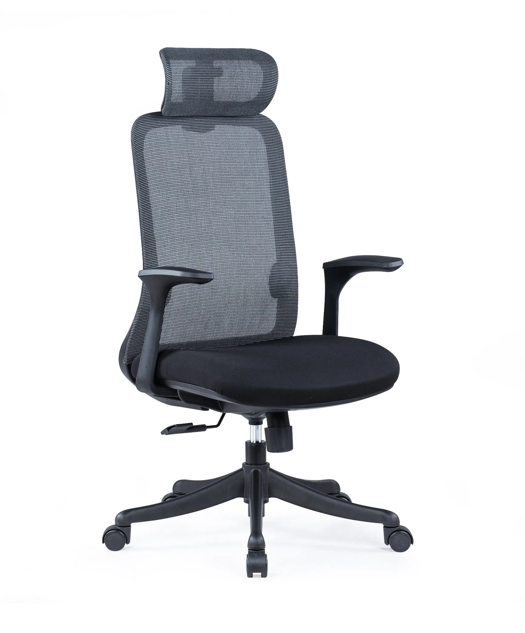 Armless Mesh Office Chair, Ergonomic Computer Chair with Lumbar Support, Height Adjustable Rolling Task Chair for Small Home Office