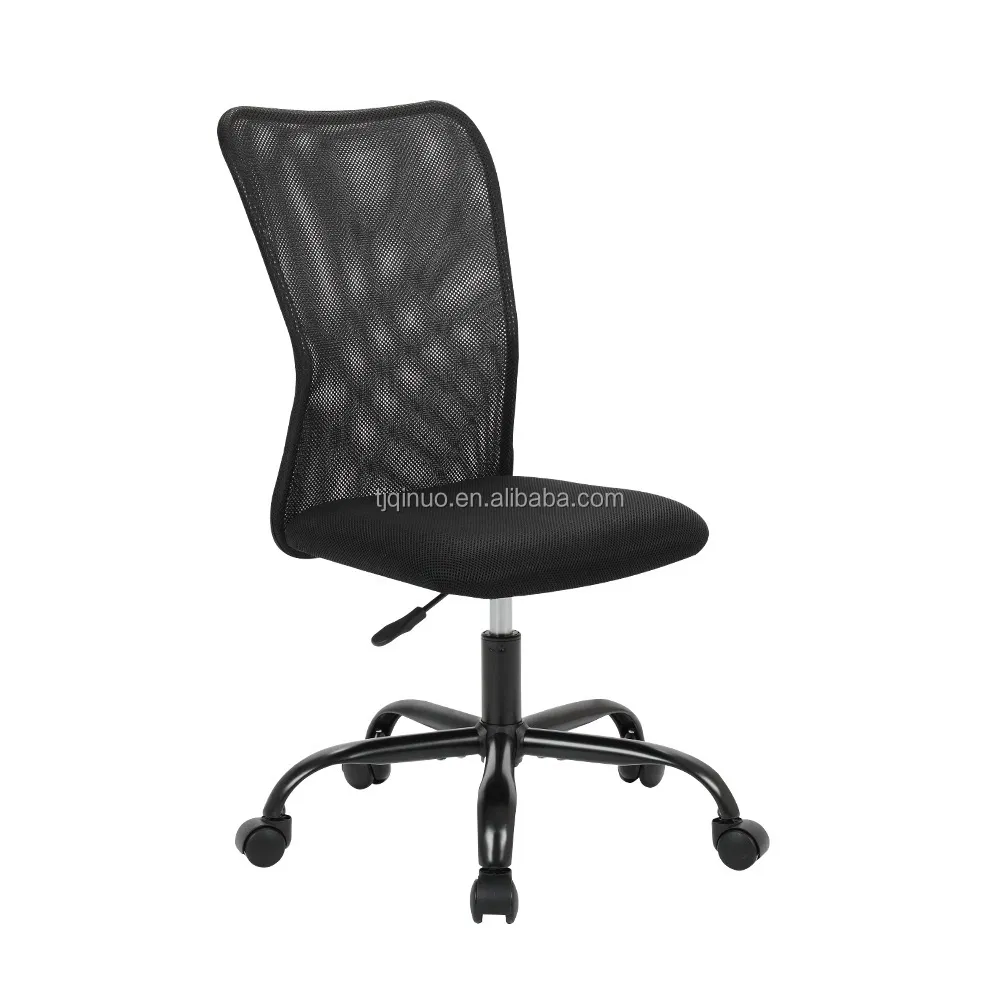 Modern Simple Armless Office Chair View 2