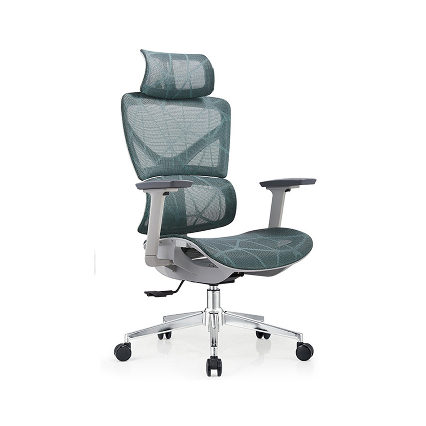 Aston Breathable Spacious Budget-Friendly Height Multi-Adjustable Swivel Desk Office Chair with Headrest
