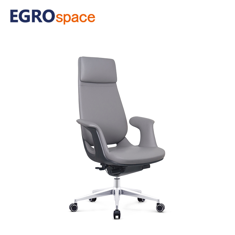 Egrospace Executive Conference Standard Furniture Wheel Modern Office Visitor Leather Ergonomic Chair