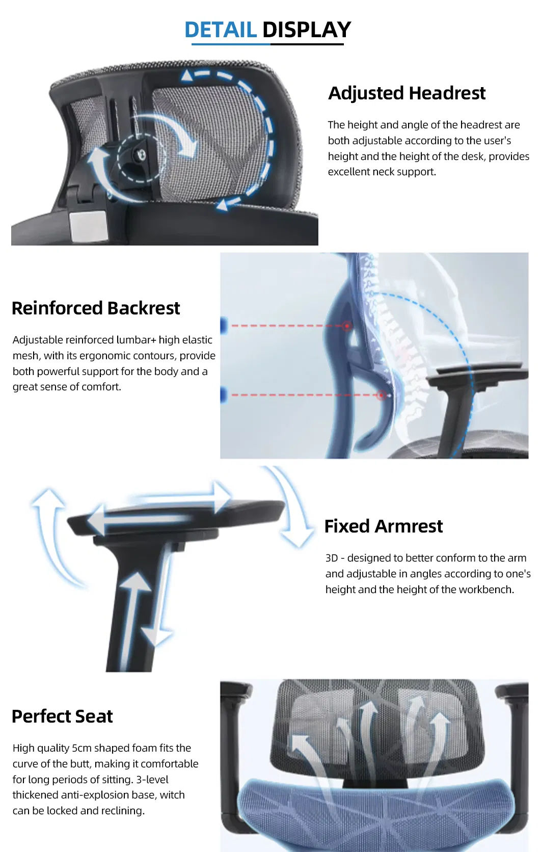 Ergonomic Features