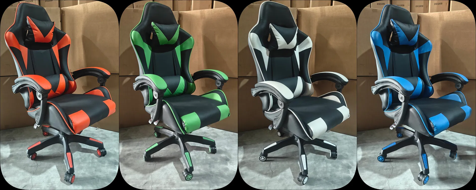 Gaming Chair Back View