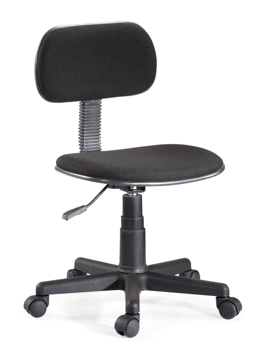 Reception Armless Task Drafting Office Chair with Back Support